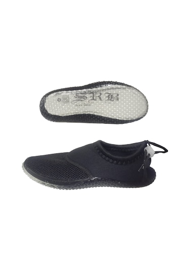 Serabien Erkek Siyah Fileli Deniz Havuz Plaj Ayakkabı Siyah