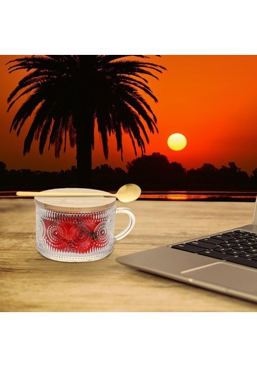 Homyl 2 Adet Cam Su Bardağı Temizle 400-500 Ml Restoran Cafe B B