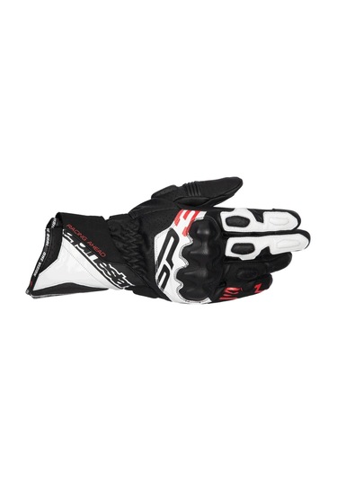 Alpinestars Sp-3 Korumalı Motosiklet Eldiveni Siyah Beyaz