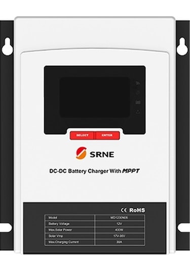 12v 50a Mppt Solar Charge Controller + Dc/dc Charger