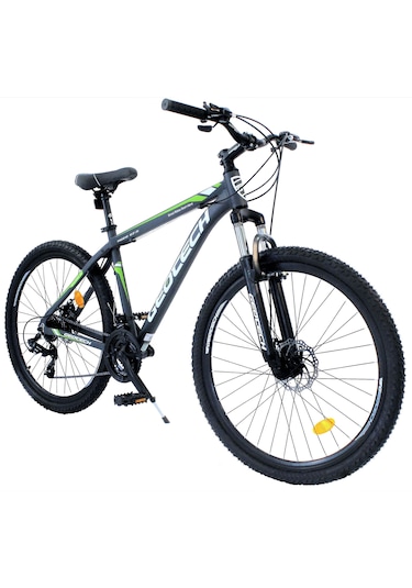 Geotech Mode 27,5 Econ 2 24 Vites Dağ Bisikleti - Gri/yeşil