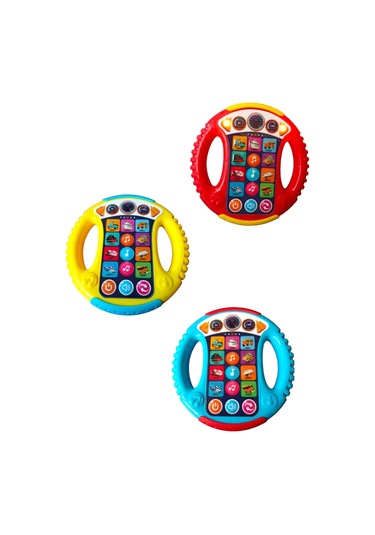 Sesli, Işıklı, Müzikli Neşeli Direksiyon İle Minik Sürücüler İş Başında 15cm.