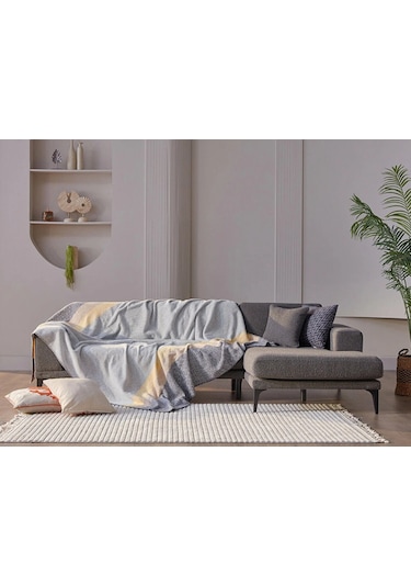 Doqu Nida Battaniye Çift Kişilik Sarı Diğer