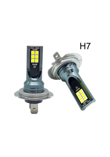 2 Adet H4 H7 Led Far H11 H8 H9 H10 H1 H3 Araba Sis Ampuller 9005 9006 Oto 12000k Blue Color H1 1 Piece Set