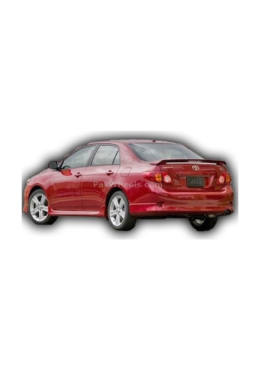 Toyota Corolla Sedan 2007-2011 Uyumlu Yedek Parça Işıklı Spoiler