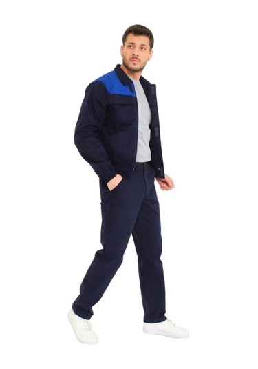 Şensel, Mont Takım, Lacivert-Saks -90E545- Iş Takımı-Iş Elbisesi