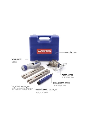 Workpro Wp303001 5 Parça Profesyonel Havşa Takımı
