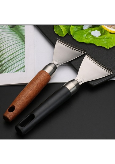 Paslanmaz Çelik Taşınabilir Balık Pulları Temizleyici Kablosuz Mutfak Balık Pulları Temizleyici Gümüş