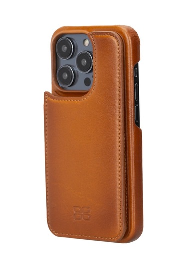 Bouletta Apple Uyumlu  iPhone 14 Pro Deri Kılıf Ubw Rst2ef