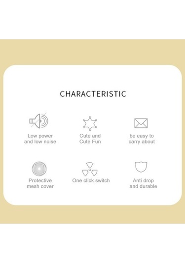 Cacaosevimli Kompakt Cep Fanı Taşınabilir Mini El Fanı Usb 5110 Pembe