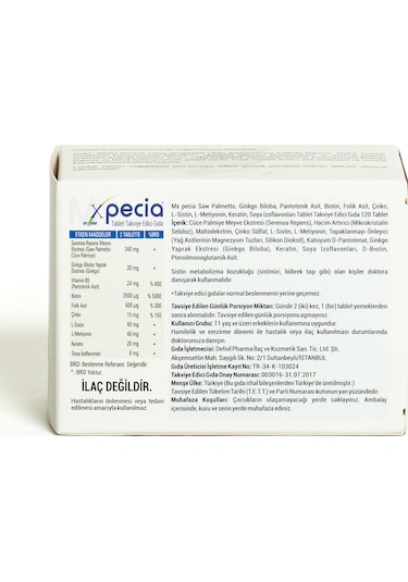 Xpecia Erkek 120 Tablet