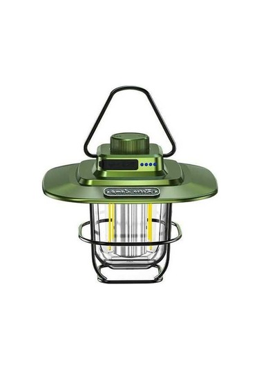 Tongxida Yeşil Led Kamp Işığı, Su Geçirmez, Sürekli Parlaklık Ayarlamalı, 4500mah Powerbank, Taşınabilir, İç Batarya Yeşil Yeşil