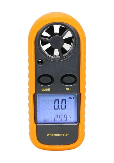 Conventions1 M/s Sıcaklık Test Cihazı -10 45c Rüzgar Ölçer Lcd