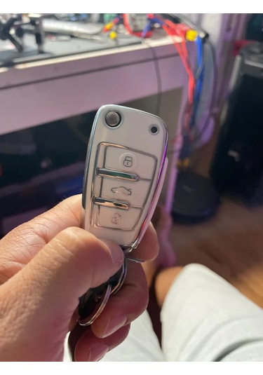 T-carbon Audi İçin Katlanmış Anahtar Silikon Kılıfı 224100620