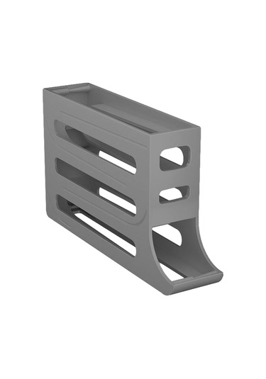 Fosenze Otomatik Yumurta Dolumlu Çok Katmanlı Buzdolabı Yumurta Saklama Kutusu - Gri Gri