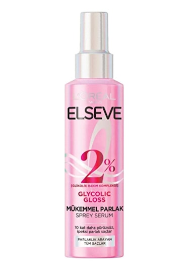 4 Adet Elseve Glycolic Gloss Mükemmel Parlaklık Veren Saç Bakım Sprey Serumu 150ml