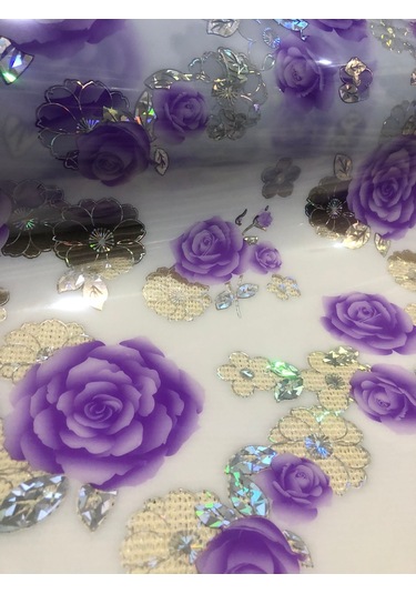 MASA ÖRTÜSÜ ŞEFFAF DESENLİ MASA ÖRTÜSÜ 1.7mm KALIN PVC KAYMAZ 80