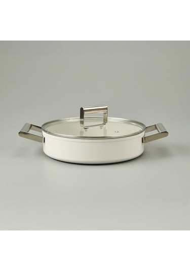 Arow Monza 9 Parça Tencere Seti - Krem Krem