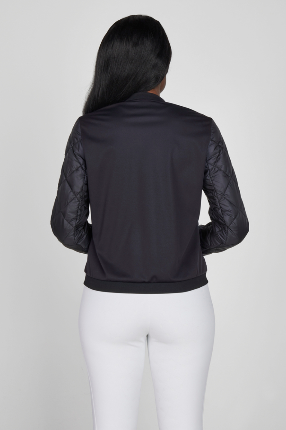 Pikeur Selection 1049 Lüks Hybrid Kapitone Kadın Spor Ceket Siyah