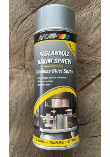 Motip Paslanmaz Krom Çelik Bakım Spreyi İnox Sprey Germany 400 ML