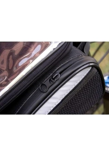 Procycle Pc-250 Kadro Üstü Telefon Bölmeli Mini Bisiklet Ön Heybe Siyah