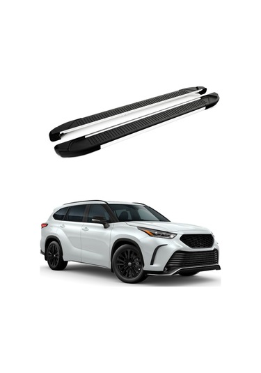 Toyota Highlander Xu50 2014-2019 Yan Basamak Another Gri