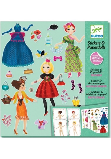 Djeco Kağıt Giydirme Seti - Massive  Fashion