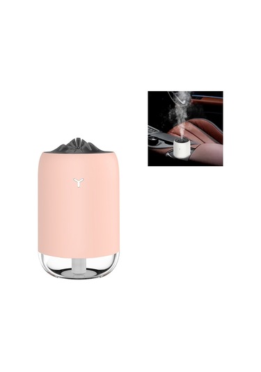 Araba Taşınabilir Nemlendirici Ev Gece Lambası Usb Sprey Aleti Dezenfeksiyon Aroma Difüzör Pembe