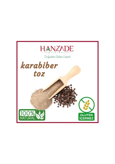 Hanzade Bitkisel Karabiber Toz 500 G