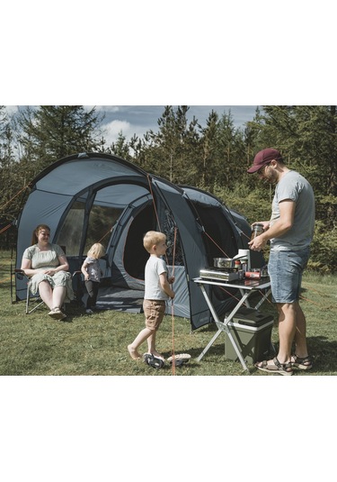 Easy Camp Skarvan 4 Blackroom 12 M² & 4 Kişilik Yüksek Aile Çadırı Multi Çok Renkli