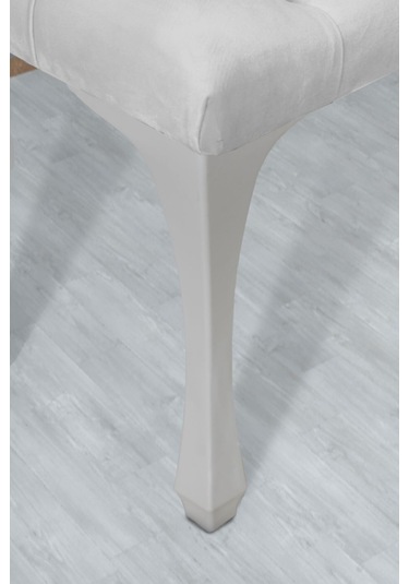 Beyaz Chester Model Babyface Kumaş Bench&koltuk&tabure&pofuduk Yatak Odası Takımı Ucu&önü Puff