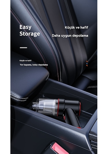 Aurora Emme ve Üflemeli 3in1 Kablosuz Araç Elektrikli Süpürgesi