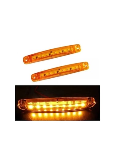 Fiat Strada Sarı Tavan Basamak Parmak Led 4 Adet