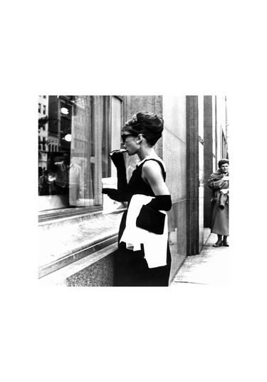 Siyah Beyaz Audrey Hepburn Fotoğrafları Doğal Taş Bardak Altlığı 4'lü Set - Natural Stone Coasters - Taş Beyaz - Siyah