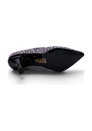 Beşler 0013 İncili Kadın Stiletto siyah