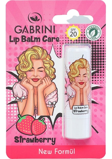 Gabrini Lip Balm Care Strawberry Dudak Balmı
