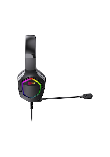 Lecoo HT403 USB Kablolu RGB Mikrofonlu Kulak Üstü Gaming Kulaklık