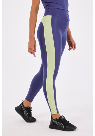 Scorp Equinox Kadın Şekillendirici Uzun Spor Tayt Saks STANDART