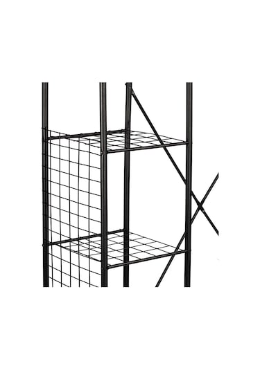 Gardrop Askı Metal Askılık Kıyafet Etek Askısı 5181 Siyah