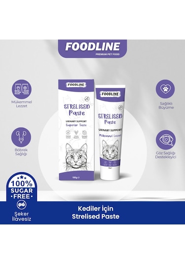 Foodline Kısır Kediler İçin Malt Macun 100 Gr Tüy Yumağı Önleyici