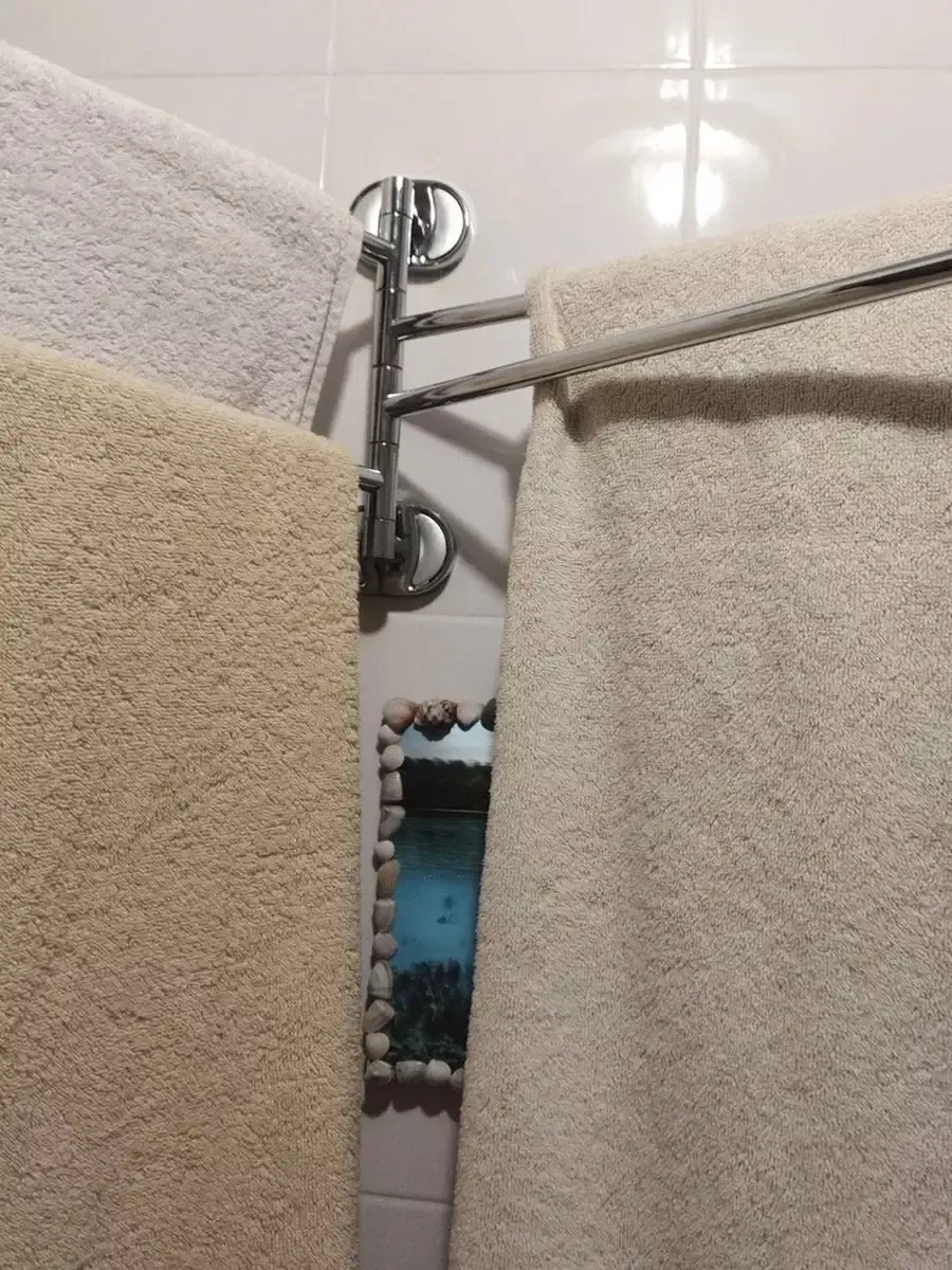 Potato Banyo İçin Duvar Monte Döner Askı 233163405 Krom