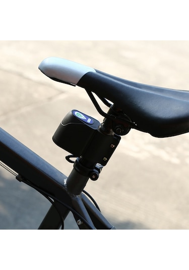 Bisiklet Bisiklet Kablosuz Uzaktan Kumanda Hırsızlık Önleme Alarm Sensörü Şok Titreşim Bisiklet Uyarı Kilidi