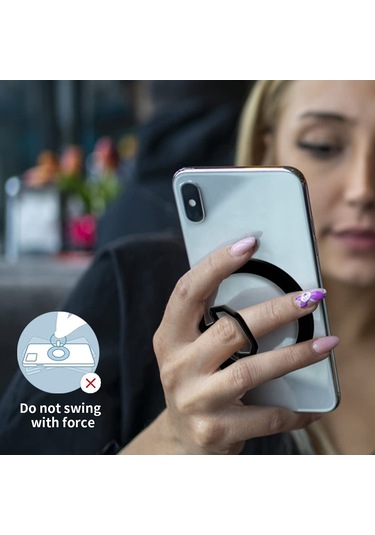 Cbtx İphone 13/12 Serisi İçin Aurox Manyetik Telefon Zil Tutacağı Destek Standı, Magsafe Aksesuarlarıyla Uyumlu - Pembe