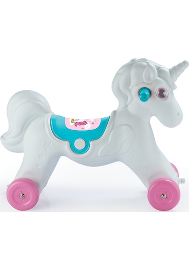 Dolu Unicorn Tekerlekli Sallanan At 2509