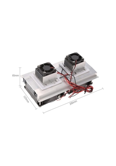 Tongxida Jms Termoelektrik Peltier Çift Fanlı Soğutma Sistemi Kit Modülü 120w