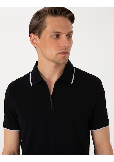 Pierre Cardin Erkek Siyah Tişört 50307516-vr046 SIYAH
