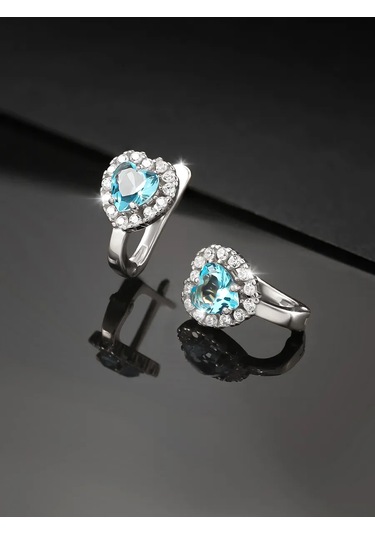 Gold Plaza Jewelry Çocuk Küpeleri Gümüş 925 Kalp Şekili 143368214 Diğer