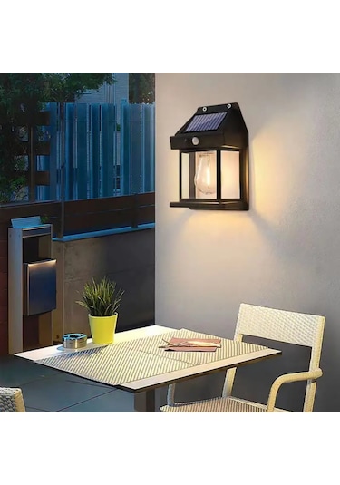 Forlife 12watt Güneş Enerjili Solar Dekoratif Duvar Apliği 2 Adet