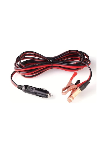 Boatshop1 Balık Klibi Çakmak 3m Alligator Clip Erkek Bağlayıcı Uzatma Kablosu 12v 24v 15a Ağır Hizmet Kulp Kablosu Araba Elektrik Sistemleri 16awg