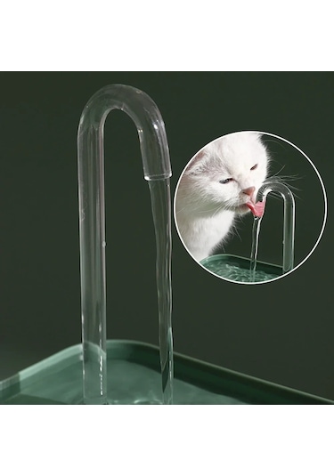 Jıalan Ultra Sessiz Kedi Su Çeşmesi Filtre Akıllı Otomatik Pet